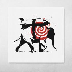 Heavy Weaponry Banksy Street Art Wall Art Canvas Meaning Gift For Birthday Christmas