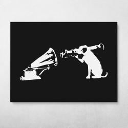 Rocket Dog Banksy Street Art Wall Art Canvas Meaning Gift For Birthday Christmas