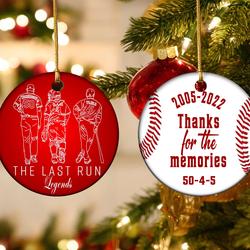 Baseball Legends Wainwright Molina Pujols Ornament Perfect And Unique Gifts For Family On Christmas