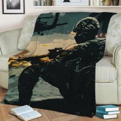 Battlefield 4 Art Fleece Throw Blanket Meaningful Gift For Halloween Christmas