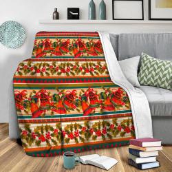 Bells Fleece Throw Blanket Meaningful Gift For Halloween Christmas