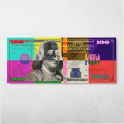 Ben Franklin Color Blocks Wall Art Canvas Meaning Gift For Birthday Christmas