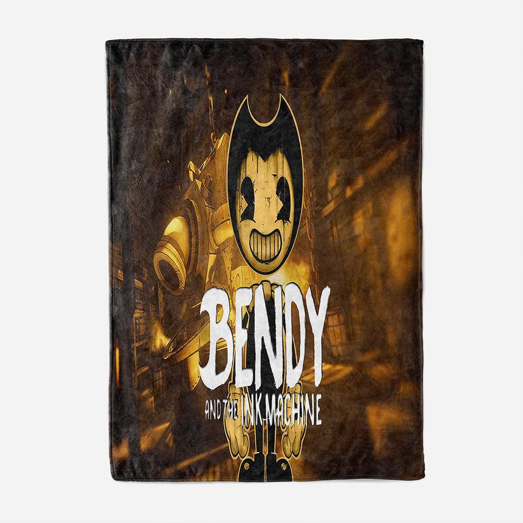 Bendy And The Ink Machine Blanket Meaningful Gift For Halloween Christmas Flannel Throw Room Decoration