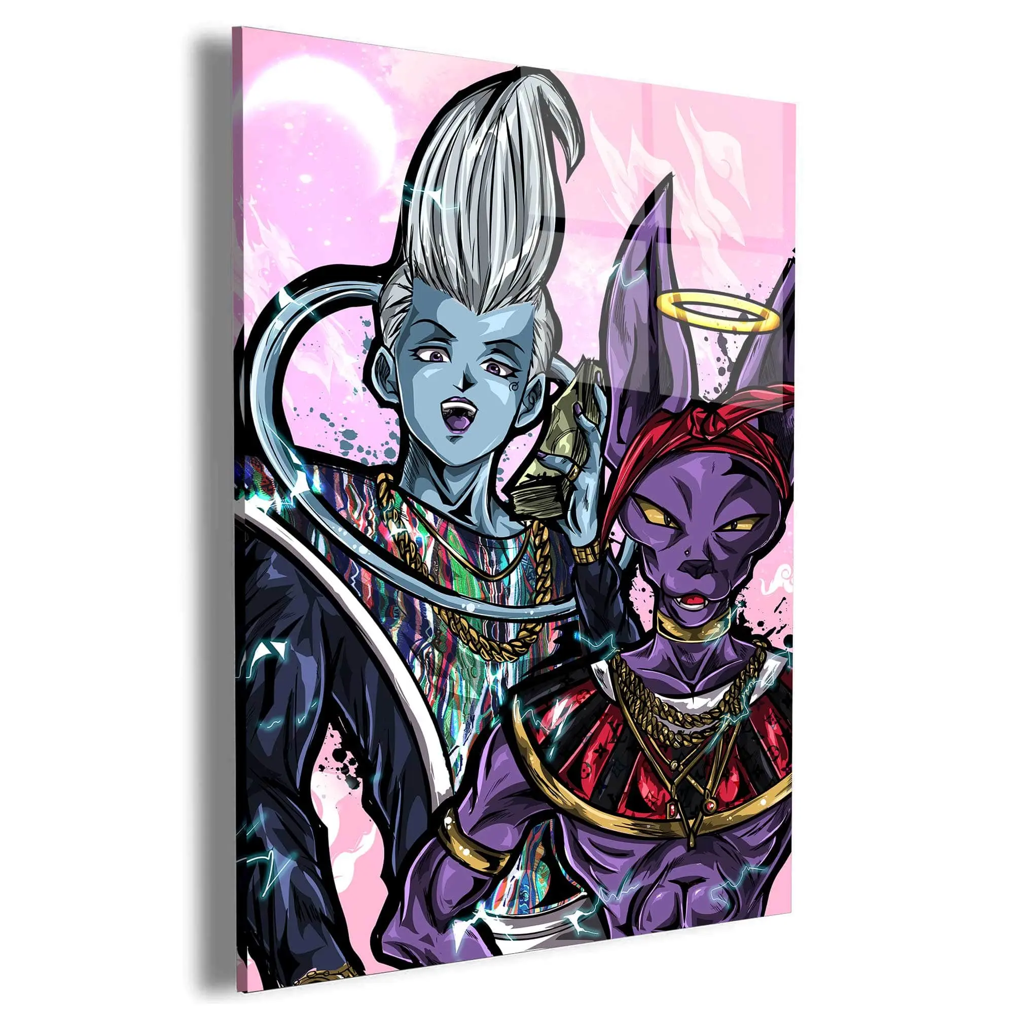 Berrus X Whis Wall Art Canvas Meaning Birthday Christmas Gift For Son Daughter