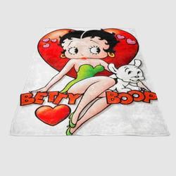 Betty Boobs Soft Fleece Blanket Meaningful Gift For Halloween Christmas