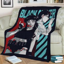 Black Lagoon Fleece Throw Blanket Meaningful Gift For Halloween Christmas