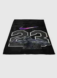 Black Panther Lebron James Galaxy Soft Fleece Blanket Meaningful Gift For Halloween Christmas