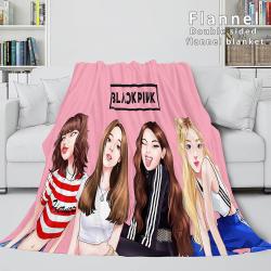 Blackpink Flannel Fleece Blanket Meaningful Gift For Halloween Christmas