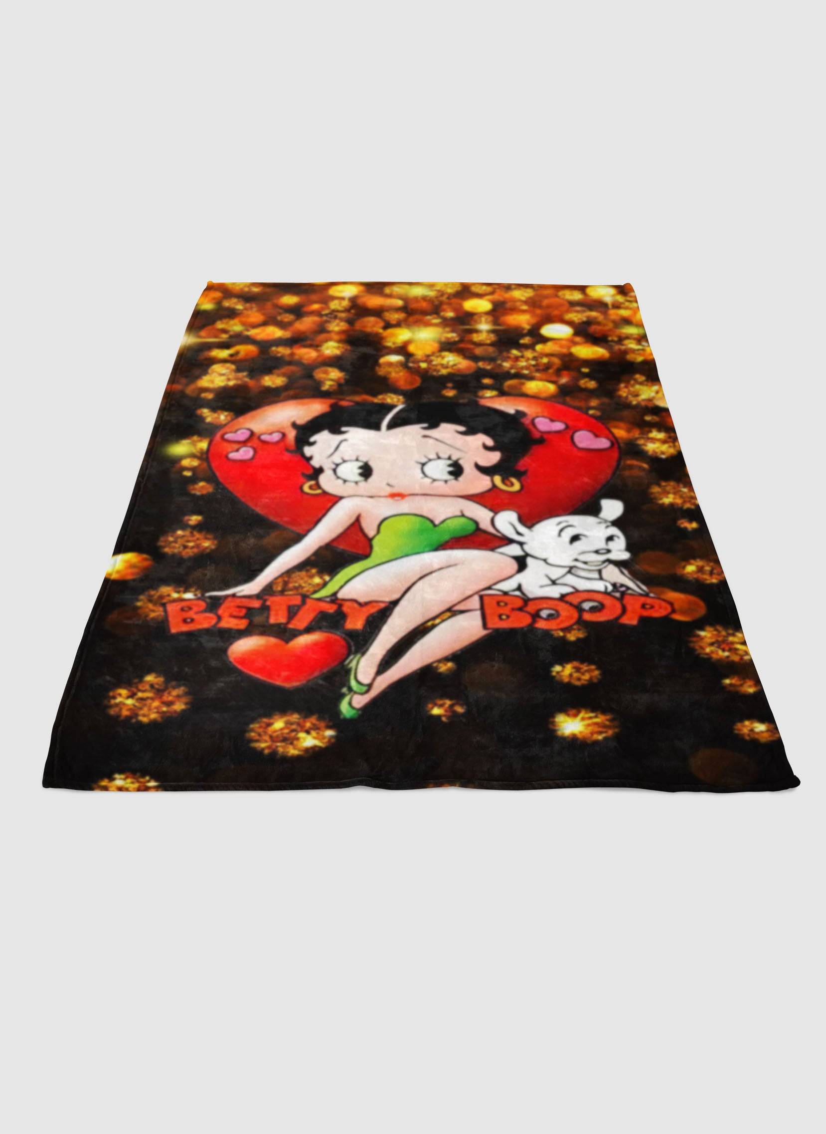 Blink Betty Boop Soft Fleece Blanket Meaningful Gift For Halloween Christmas