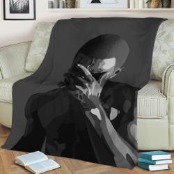 Blonde Fleece Throw Blanket Meaningful Gift For Halloween Christmas