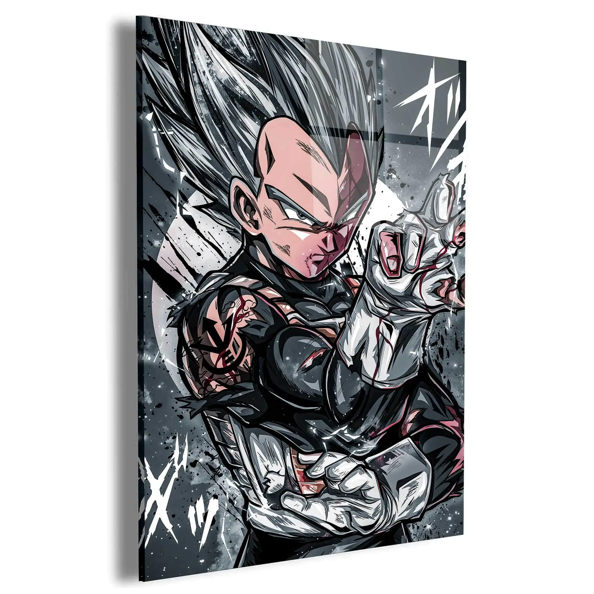 Blue God Vegeta Warm Wall Art Canvas Meaning Christmas Gift For Son Daughter