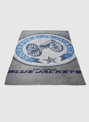 Blue Jackets Soft Fleece Blanket Meaningful Gift For Halloween Christmas