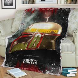 Bounty Hunter Fleece Throw Blanket Meaningful Gift For Halloween Christmas