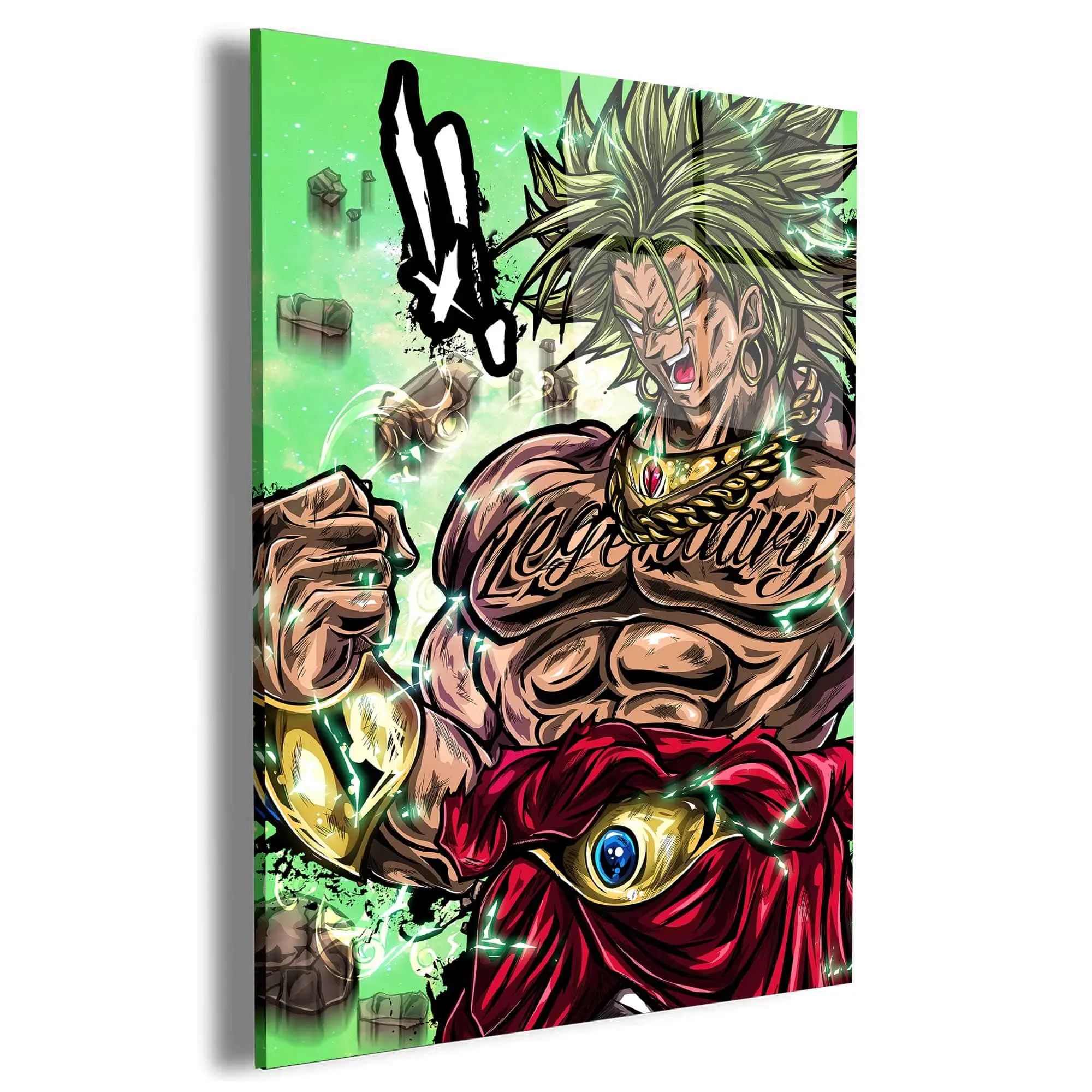 Broly Wall Art Canvas Meaning Birthday Christmas Gift For Son Daughter