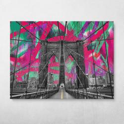 Brooklyn Bridge Graffiti Street Art Wall Art Canvas Meaning Gift For Birthday Christmas