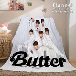 Bts Butter Bangtan Boys Cosplay Flannel Blanket Meaningful Gift For Halloween Christmas