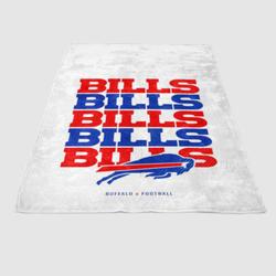 Buffalo Bills X Football Soft Fleece Blanket Meaningful Gift For Halloween Christmas