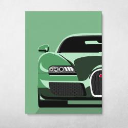 Bugatti Veyron Wall Art Canvas Meaning Gift For Birthday Christmas