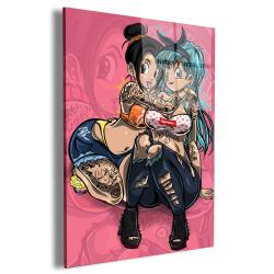 Bulma X Chichi Wall Art Canvas Meaning Christmas Gift For Son Daughter