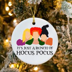 Bunch Of Hocus Pocus Sanderson Halloween Witchy Mama Ornament Perfect And Unique Gifts For Family On Christmas