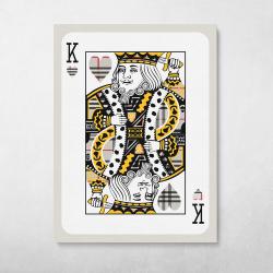 Burberry King And Queen Of Hearts Set Wall Art Canvas Meaning Gift For Birthday Christmas