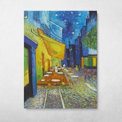 Cafe Terrace At Night - Van Gogh Wall Art Canvas Meaning Gift For Birthday Christmas