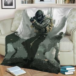 Call Of Duty 1 Fleece Throw Blanket Meaningful Gift For Halloween Christmas