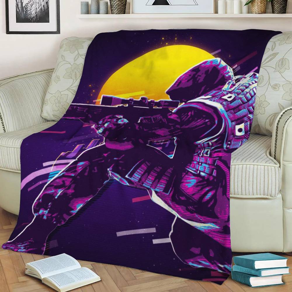Call Of Duty 2 Fleece Throw Blanket Meaningful Gift For Halloween Christmas