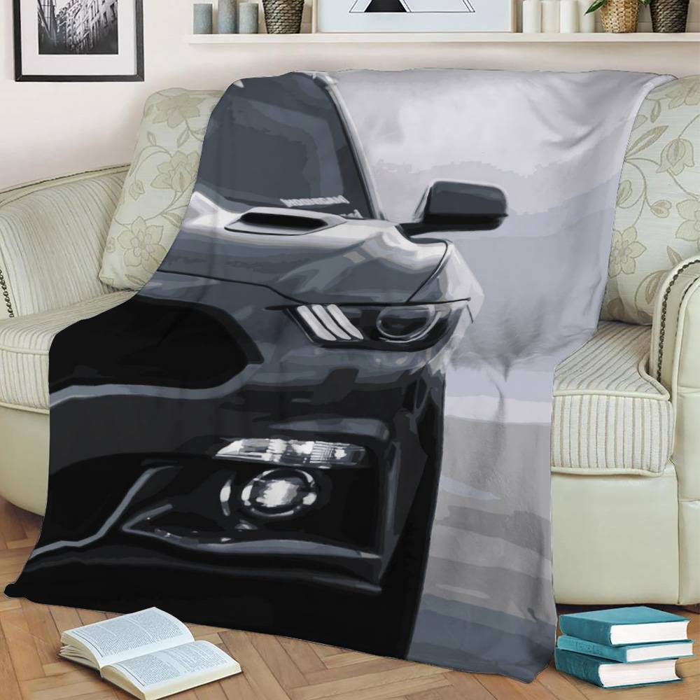 Car 05 Fleece Throw Blanket Meaningful Gift For Halloween Christmas