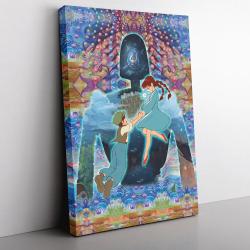 Castle in the Sky Studio Ghibli Canvas Print Wall Art Canvas Christmas Gift For Son Daughter
