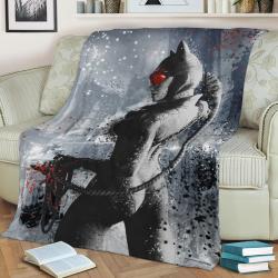 Catwoman Fleece Throw Blanket Meaningful Gift For Halloween Christmas