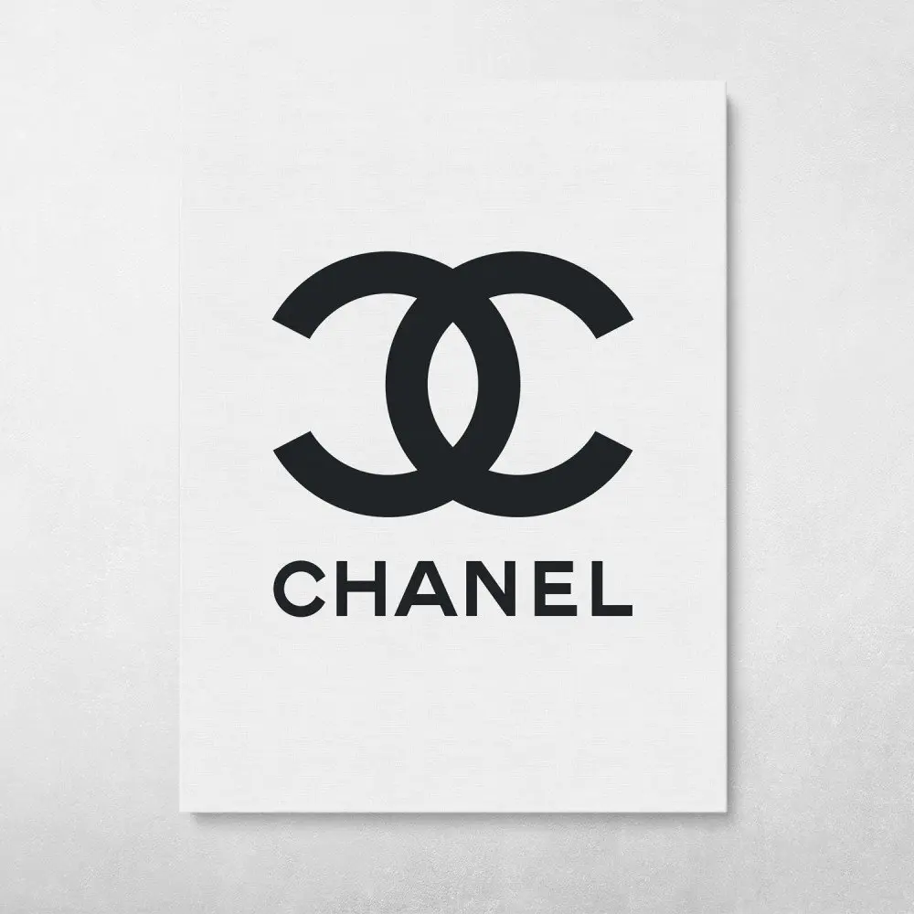 Chanel (White) Wall Art Canvas Meaning Gift For Birthday Christmas