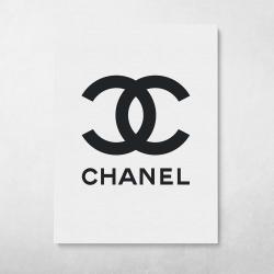 Chanel (White) Wall Art Canvas Meaning Gift For Birthday Christmas