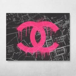 Chanel LA Wall Art Canvas Meaning Gift For Birthday Christmas Halloween