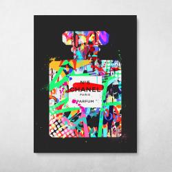 Chanel No5 Graffiti Wall Art Canvas Meaning Gift For Birthday Christmas
