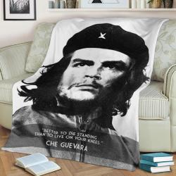 Che Guevara Die Standing Fleece Throw Blanket Meaningful Gift For Halloween Christmas