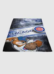 Chicago Cubs Logo 3 Soft Fleece Blanket Meaningful Gift For Halloween Christmas