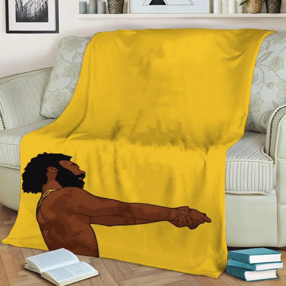 Childish Gambino Fleece Throw Blanket Meaningful Gift For Halloween Christmas