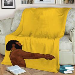 Childish Gambino Fleece Throw Blanket Meaningful Gift For Halloween Christmas