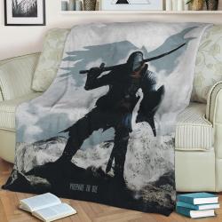 Chosen Undead Fleece Throw Blanket Meaningful Gift For Halloween Christmas