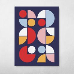 Circle Motif Wall Art Canvas Meaning Gift For Birthday Christmas