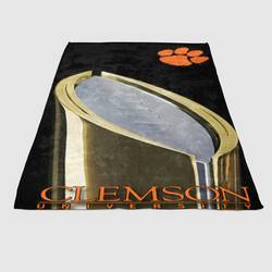 Clemson Tigers Champs Soft Fleece Blanket Meaningful Gift For Halloween Christmas