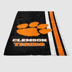 Clemson Tigers Football Soft Fleece Blanket Meaningful Gift For Halloween Christmas