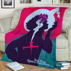 Coboy Bebop Fleece Throw Blanket Meaningful Gift For Halloween Christmas
