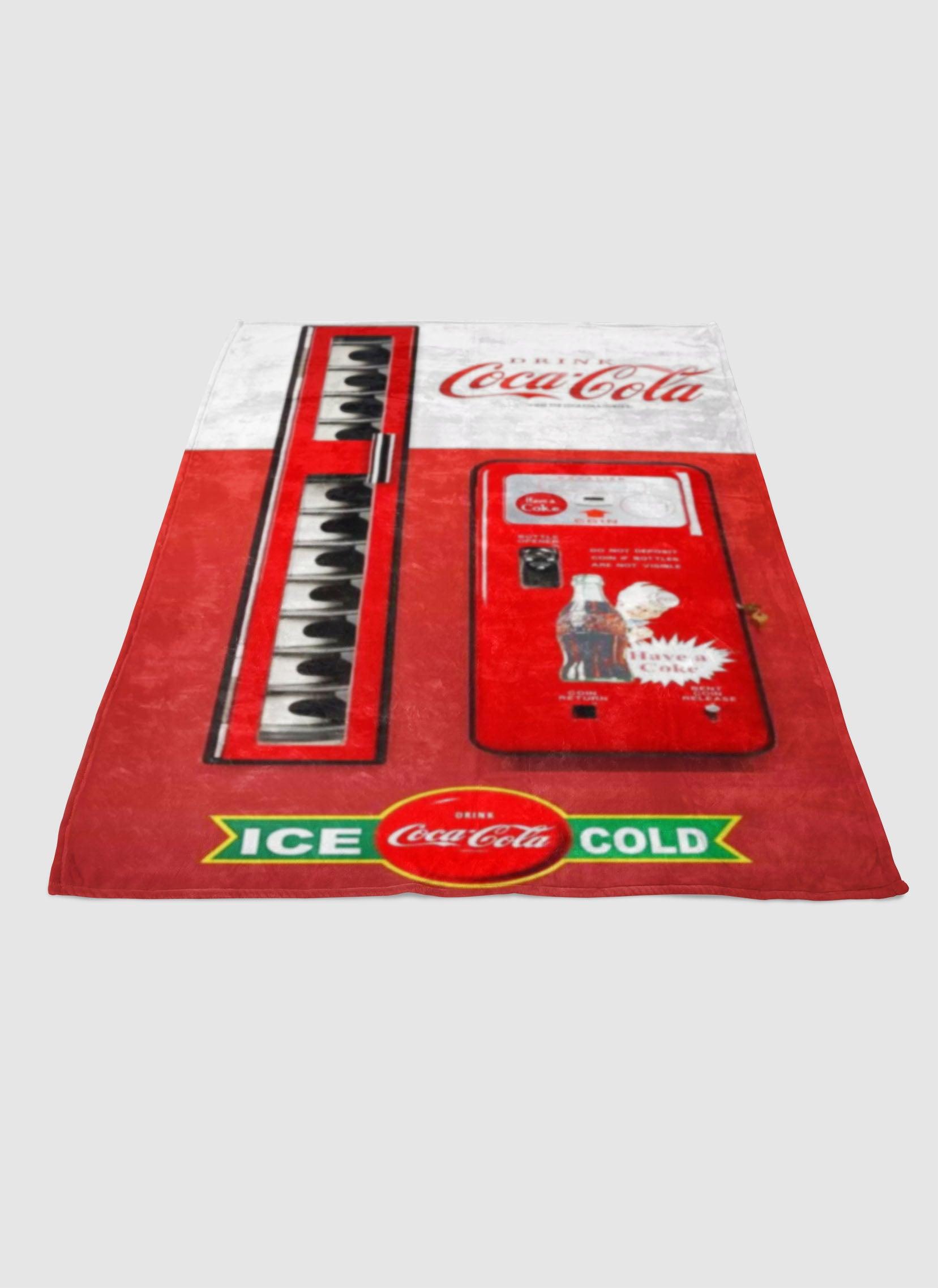 Coca Cola Vending Machine 1 Soft Fleece Blanket Meaningful Gift For Halloween Christmas