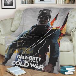 Cod Black Ops Cold War 01 Fleece Throw Blanket Meaningful Gift For Halloween Christmas