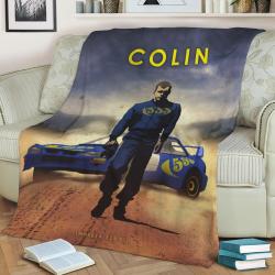 Colin Fleece Throw Blanket Meaningful Gift For Halloween Christmas