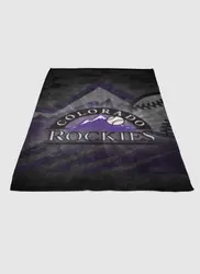 Colorado Rockies Soft Fleece Blanket Meaningful Gift For Halloween Christmas
