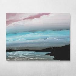 Colorful Storm Wall Art Canvas Meaning Gift For Birthday Christmas