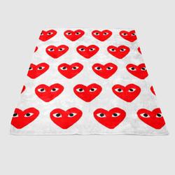 Comme Des Garcons Play Red Logo Soft Fleece Blanket Meaningful Gift For Halloween Christmas